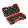 Bit set 1/4"x25mm 100 pcs colour coded with 2...