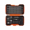 Bit set 1/4" 35 pcs colour coded with 2...