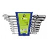 Flex head ratcheting combination wrench set 8...