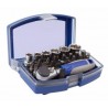 Sockets 6-13mm and bits set 1/4" 23 pcs PH1/2,...