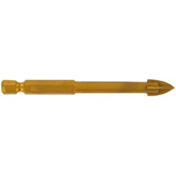Glass drill bit with 4...