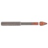 Glass and tile drill bit with 2 cutting edges,...