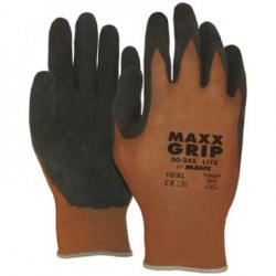 Nylon gloves with latex...