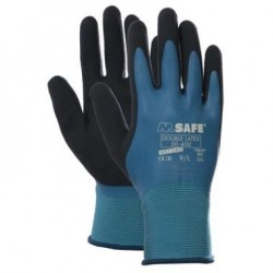 Nylon gloves with double...