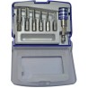 1/4" hex HSS machine tap set 7pcs ØM3-10mm +...