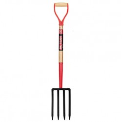Spading fork with 4 tines...