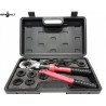 The pipe pressing set is hydraulic