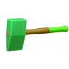 Tinman´s hammer, PVC with hickory-handle, wedge
