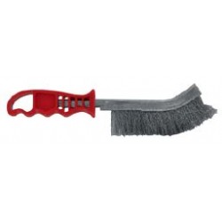 Steel wire brush with...