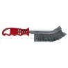 Steel wire brush with plastic handle, Ø0.3mm