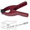 Adjustable spring clamp max Ø3cm 18kg