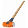 Octagonal sledge hammer 5.5kg, wooden handle...