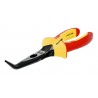 Insulated snipe nose pliers, bent tip 45º 160mm...