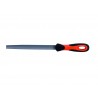 Half-round file 8" 200mm second cut with handle