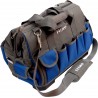 Tool bag with zip, 10 external and 14 internal...