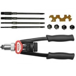 Riveter for threaded rivets...