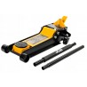 Hydraulic jack with wheel. 5T 90-550mm JCB lowered