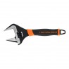 Adjustable wrench with extra wide mouth, 250 mm...
