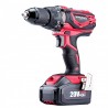 Cordless screwdriver 20V 2x4.0Ah with hammer...