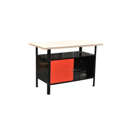 Workbench with cabinet...
