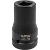 Socket socket 1'' 22mm square long