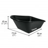 Plastic container for wheelbarrow CAT-60PL Truper®