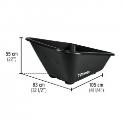 Plastic container for...