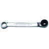 Socket wrench, reverse 1/4" with 8mm socket...