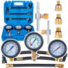 Motorcycle compression and fuel pressure tester