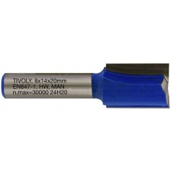 Straight slot cutter, 14x8...