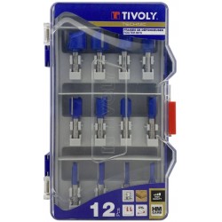 Groove cutters set, 5-25mm,...