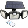 Autonomous lamp with solar battery and...