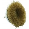 Brass steel wire cupbrush for drill, Ø75mm,...