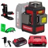 Cordless cross line level 3x3D set (green...
