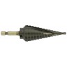 HSS step drill bit - TiAlN coated - Helical -...