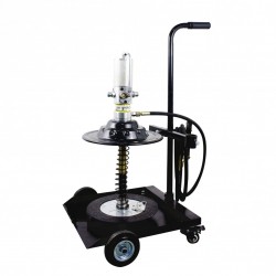 Pneumatic pump for grease