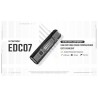 Nitecore EDC07 rechargeable USB-C flashlight –...