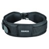 Heavy duty leather belt with cushion