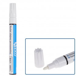Baltas dažų markeris 2mm