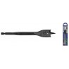 Flat wood drill 40 mm, reinforced body, 1/4 hex...