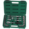 Set of 1/2 polygonal sockets SATA 24pcs.