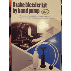 Brake system bleeding tool