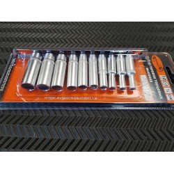 Socket set 1/4 4-13mm long...
