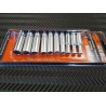 Socket set 1/4 4-13mm long hexagon