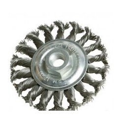 Brush wire 115mm M14 braided