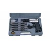 Pneumatic hammer with 9 chisels.