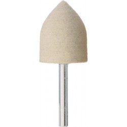 Polishing bit made of felt...