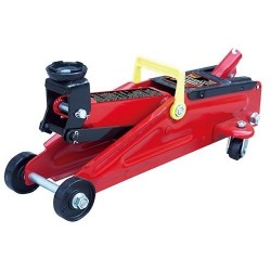 Hydraulic jack with wheel....
