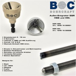 External chamfer 3-19mm HSS