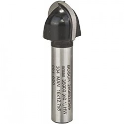 Pusapvalė freza R10mm BOSCH